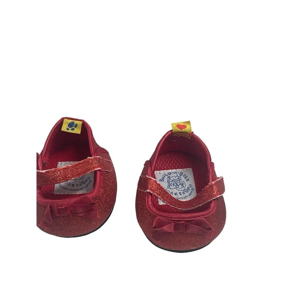Lot of 6 Pairs Of Build A Bear BAB Shoes Sneakers Boots Sandals Slippers